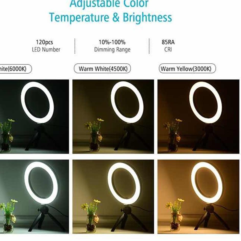 Giá Đỡ Ba Chân 3ft + Vòng Đèn Led + 3 Chế Độ Chiếu Sáng Hỗ Trợ Chụp Ảnh Selfie Cho Điện Thoại | BigBuy360 - bigbuy360.vn