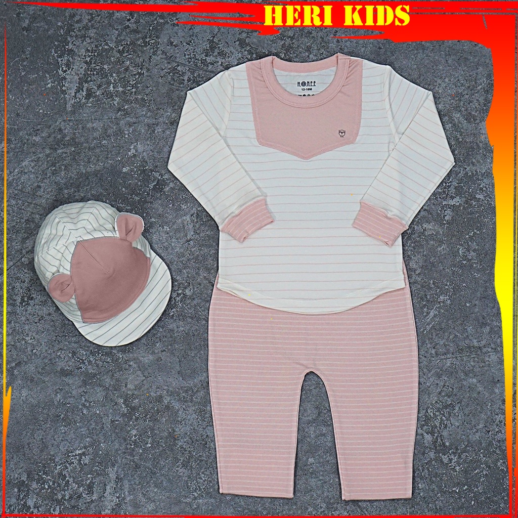 HRNEE - Bộ dài tay modal 9m - 4Y