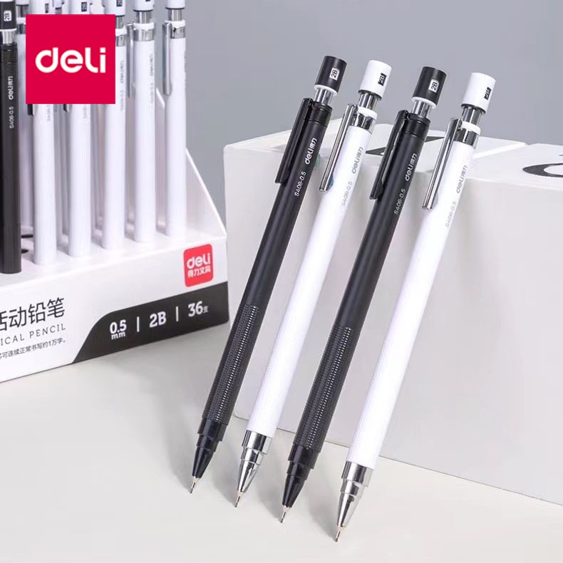 Bút Chì Bấm Siêu Nhẹ Ngòi 0.5MM 0.7MM 2B Tiện Dụng Chất Lượng Cao