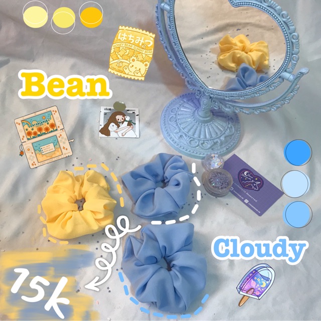 [Flash sale] Scrunchie - Cột tóc dây vải - Ảnh thật shop chụp [ NEONMOON.VN ]