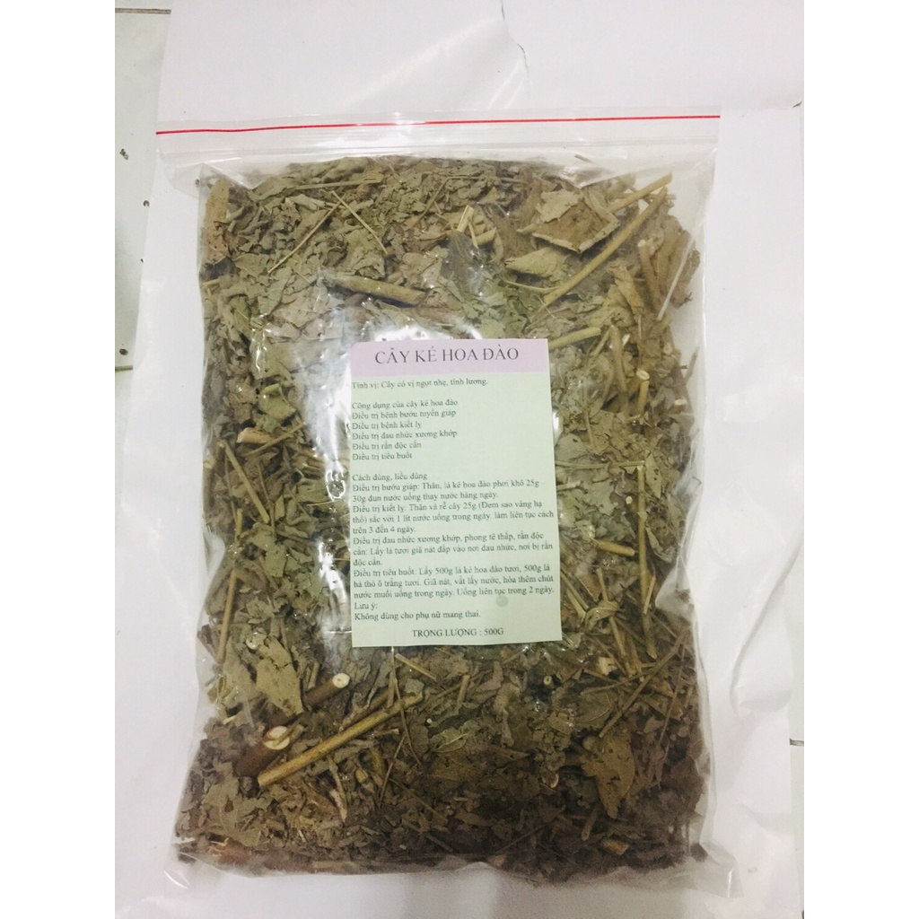 500g Cây Ké Hoa Đào Phơi Khô 355sd