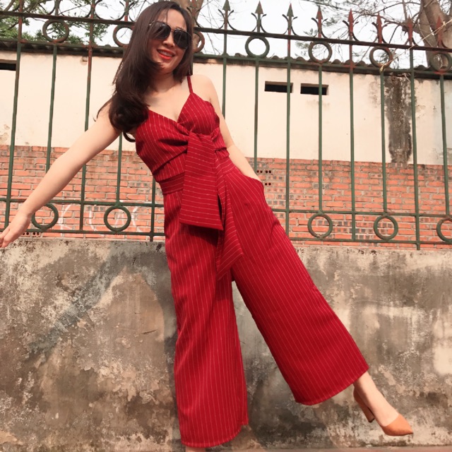 Jumpsuit 2 dây quần thụng siêu chảnh! Mặc cực tôn dáng, che mọi khuyết điểm luôn nè, 5 màu cực sang nha các khách iêu 😍