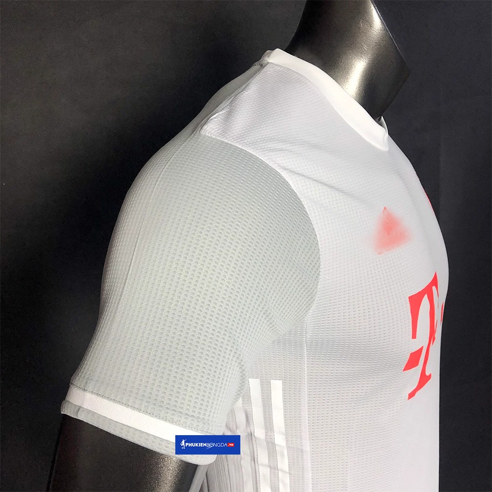 Áo Bayern Munich trắng xám sân khách 2020-2021, áo Bayern Munich sân khách 2021 trắng xám SF ❝Thái Lan❞