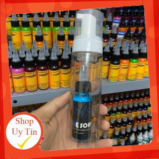 giá rẻ kịch sàn - Cặp tạo bọt vệ sinh hình xăm blue soap