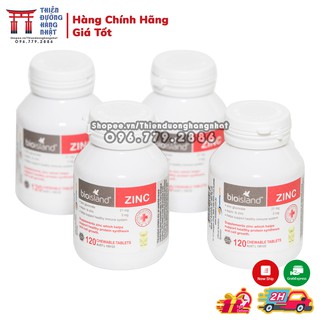 Viên bổ sung kẽm ZinC Bioisland 120 viên cho bé từ 1 tuổi xuất xứ Úc [Date 9/2023]