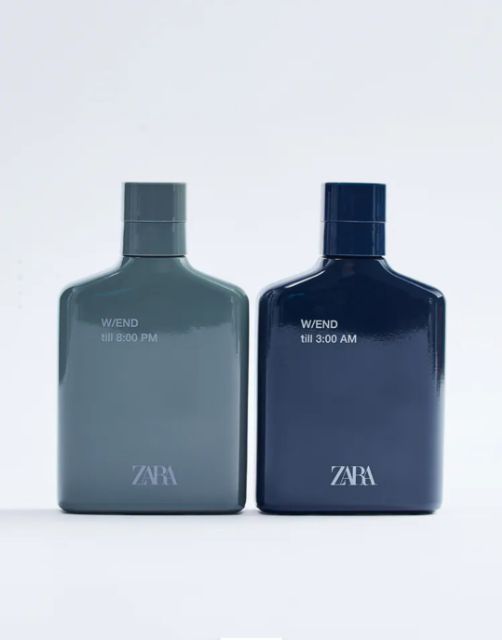 Set 2 chai nước hoa Zara Man W/END TILL 8 P.M và 3 A.M 100ml