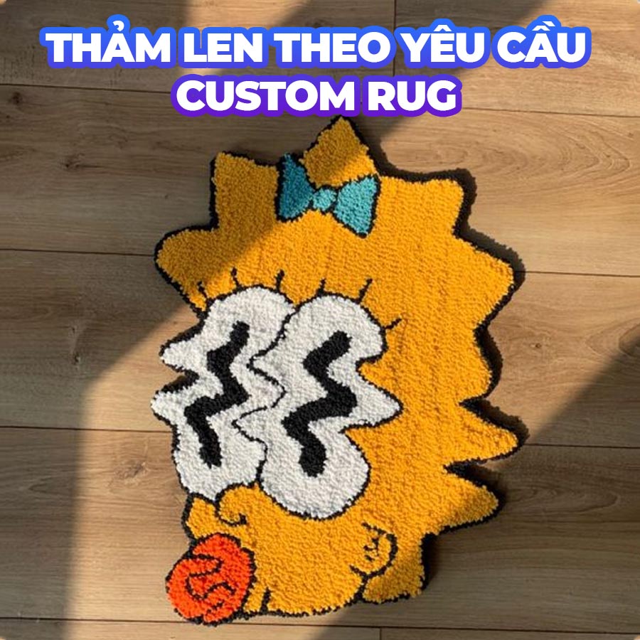 Custom Rug - Thảm len thiết kế theo yêu cầu Kim Thêu Nổi Punch Neelde Vietnam