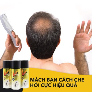 Xịt che phủ tóc thưa mỏng Volume Up 𝐍𝐁 𝐐𝐮𝐢𝐜𝐤 𝐇𝐚𝐢𝐫 𝐆𝐥𝐨𝐰 𝐁𝐥𝐚𝐜𝐤 Nichiei Bussan