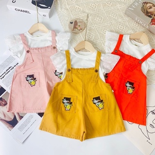 Set áo yếm cho bé gái