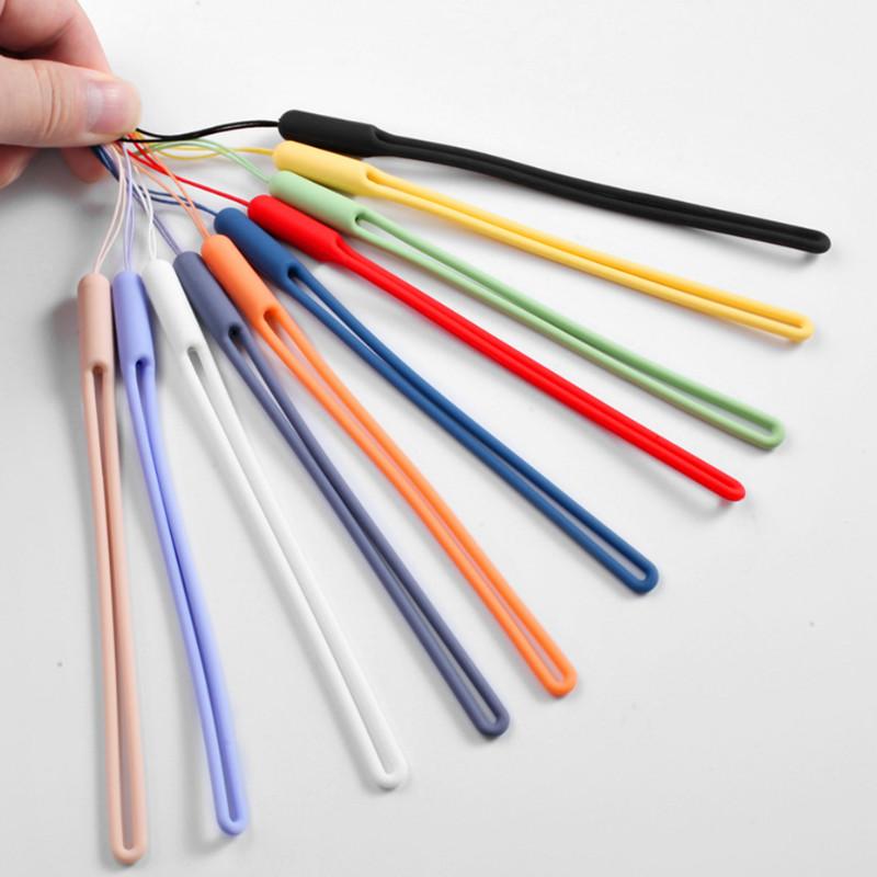 Dây Treo Điện Thoại Bằng Silicon Dẻo Mềm Chống Thất Lạc Nhiều Màu Sắc