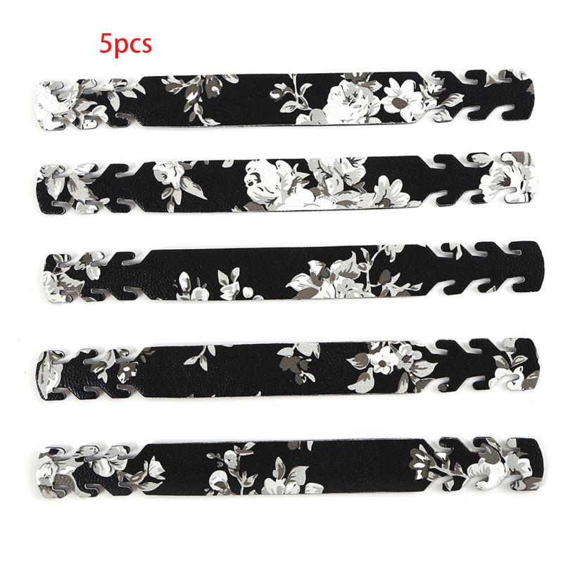 Set 5 Dây Nối Dài Tai 3 Bánh Răng Điều Chỉnh Được Kèm Móc Giữ Chuyên Dụng