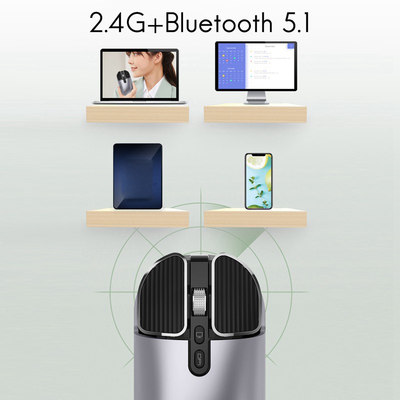 Chuột Chơi Game Không Dây M203 Bluetooth 5.1 + 2.4g