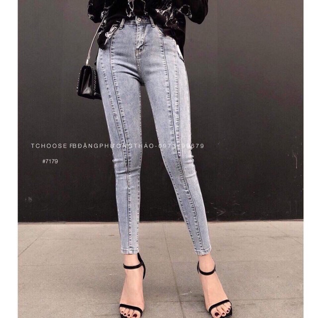 [Mã WASTMAY giảm 15% tối đa 30K đơn 150K] Quần Jean Nữ_ 2 Gân Siêu Hót [có video và ảnh thật | BigBuy360 - bigbuy360.vn