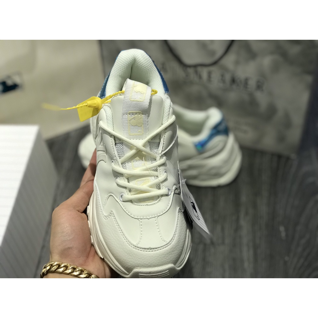 Siêu Phẩm Giày Thể Thao Sneaker M.L.B Hologram New York Yankees Gót Xanh Siêu Hot Cao Cấp Ảnh Thật + freeship