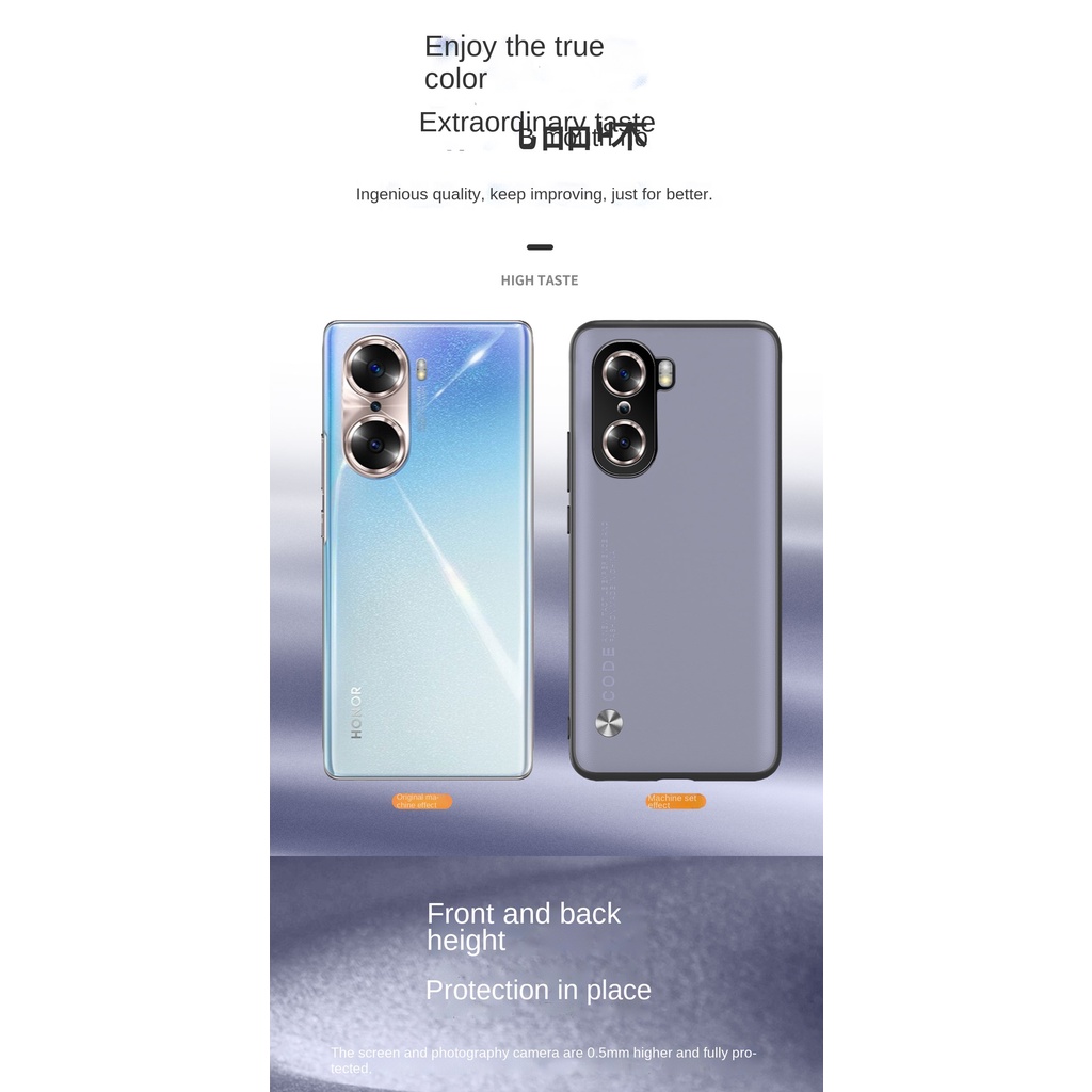 Ốp Lưng Màu Nhám Cho Điện Thoại Honor 60 Pro 60 SE Honor 50 Pro 50 SE