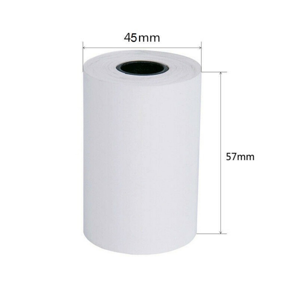 Combo Giấy In Nhiệt K57 (57mm x 45mm) In Bill/ Hóa Đơn Tính Tiền Oji - 100 Cuộn