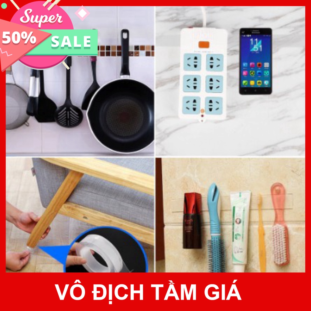 SALE!!! băng dính 2 mặt trong suốt (3m)