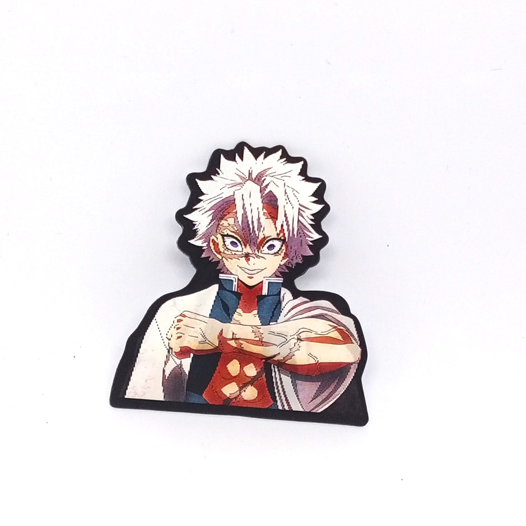 Sticker 3D Demon Slayers dán điện thoại - laptop - ô tô chống nước