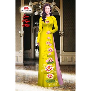 Vải áo dài in hoa