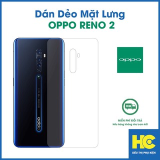 Dán PPF Bảo vệ mặt lưng máy OPPO Reno 2 chống trầy xước và tự phục hồi vết trầy xước nhẹ