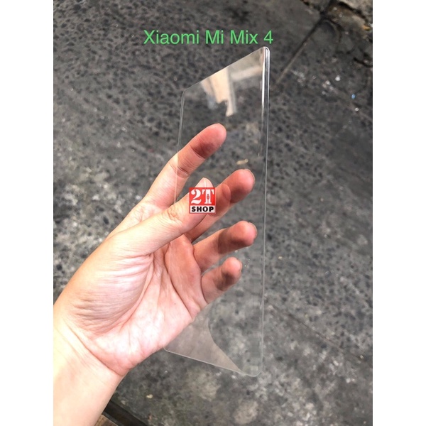 KÍNH CƯỜNG LỰC KEO NƯỚC UV DÀNH CHO XIAOMI MI MIX 4, KÍNH XỊN, DỄ THÁO, CHUẨN GLASS+ PRO