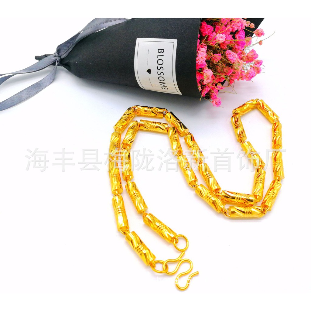 Dây chuyền mạ vàng 24k độc đáo thời trang dành cho nam