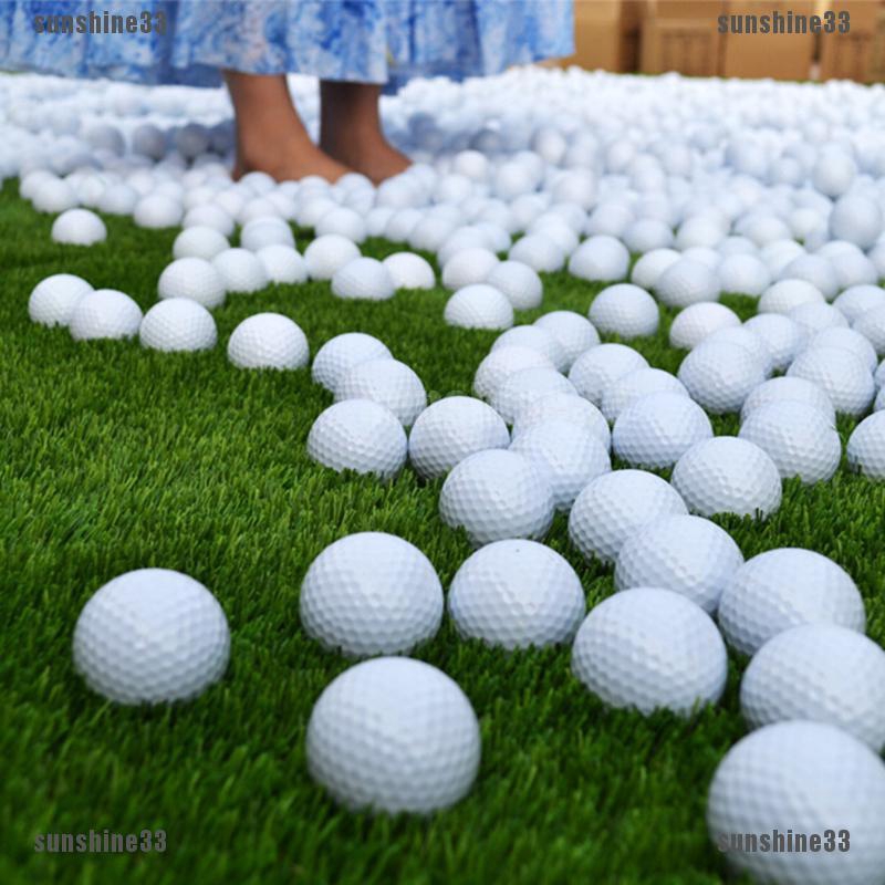 Bộ 10 quả bóng golf trắng bằng nhựa