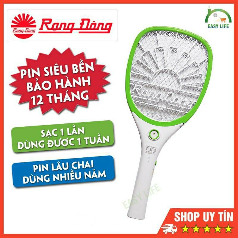 Vợt bắt muỗi Rạng Đông cao cấp, hàng chính hãng Việt Nam