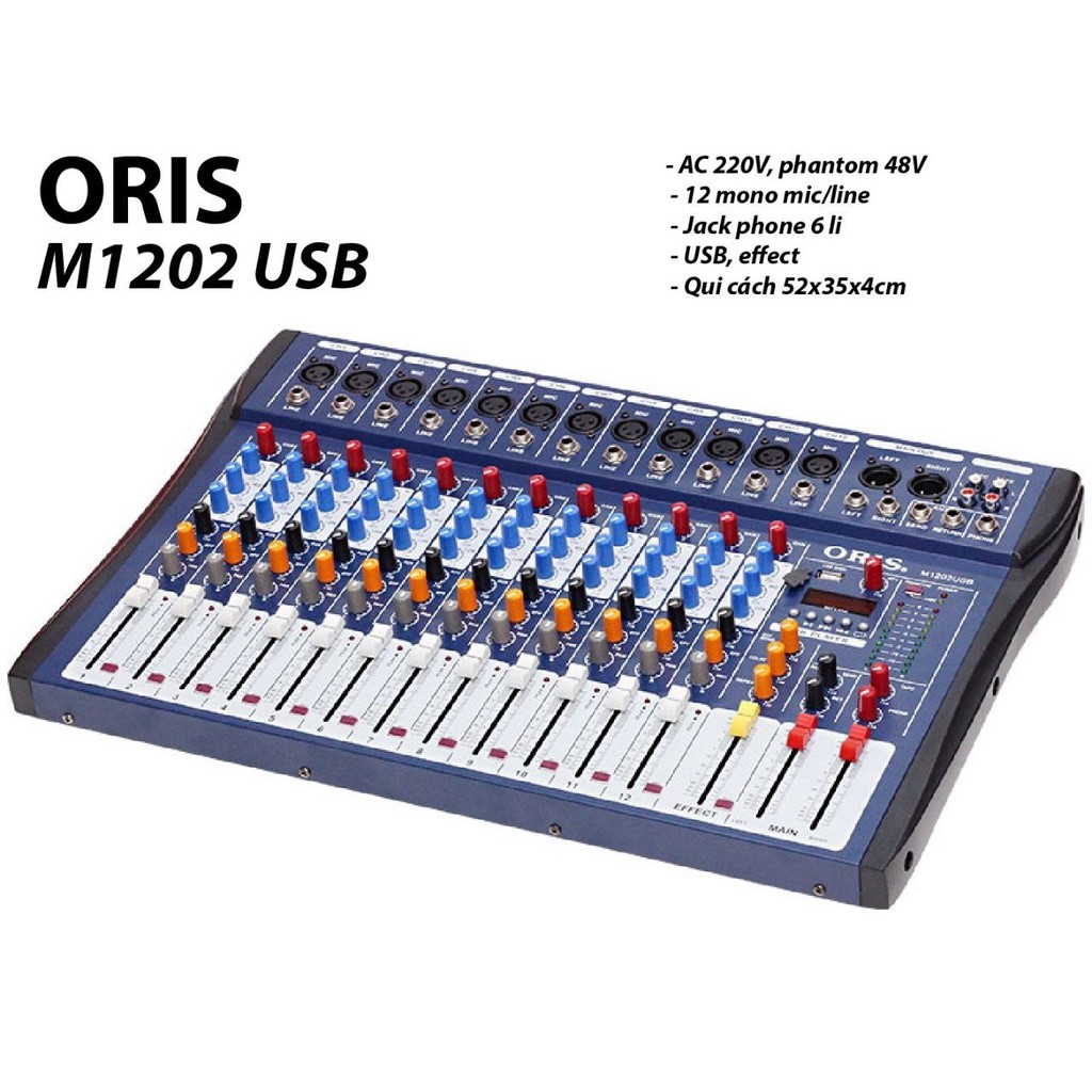 [Mã ELHACE giảm 4% đơn 300K] Bàn Mixer Oris M1202 USB