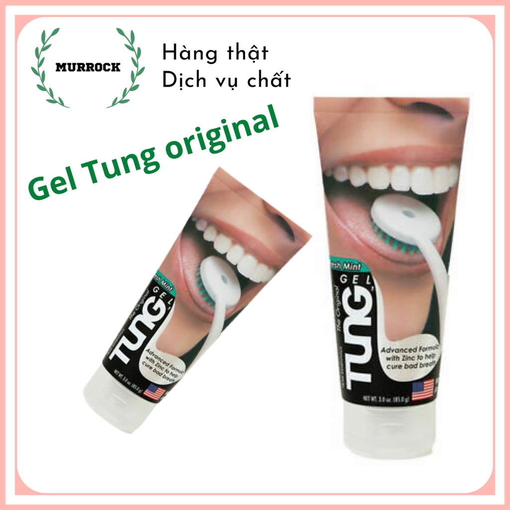Gel Tung bạc hà vệ sinh lưỡi Tung Gel Natural Mint Blast 85g UK (Only Gel - Không bao gồm cây vệ sinh lưỡi) HSD 3.2026