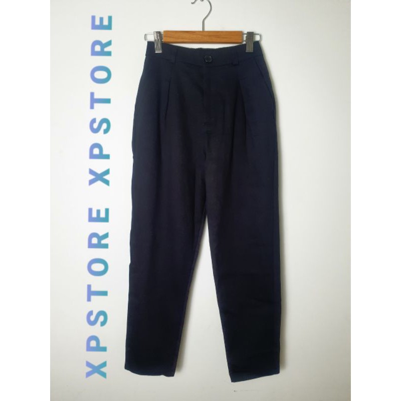 Quần Baggy Kaki lưng Tây phối Chun CONI PANTS ullizang form đẹp (Ảnh thật)