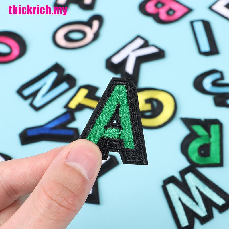 26 Sticker Ủi Quần Áo Hình Chữ Cái A-Z