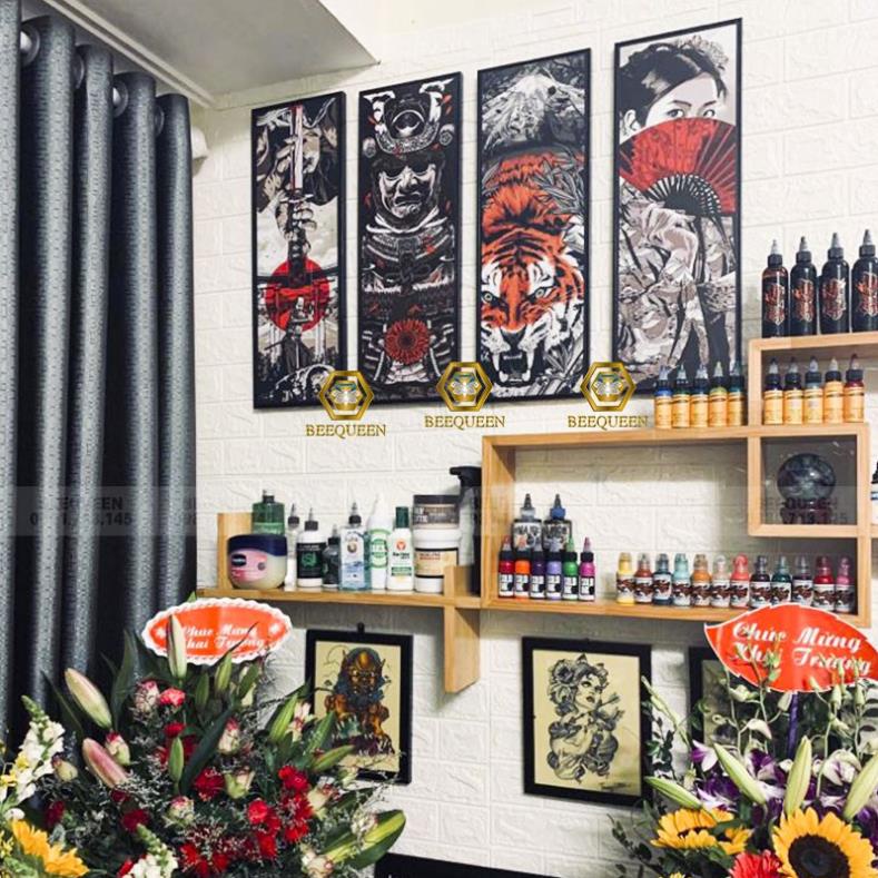 20 tranh Tranh Trang Trí Cà Phê - Tiệm Xăm-Tattoo - Trà Tranh Độc Nhất Vô Nhi Theo Phong Cách Tranh Nhật Bản