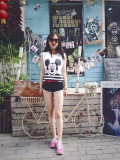 QUẦN SHORT NỮ THUN COTTON CO DÃN 4 CHIỀU