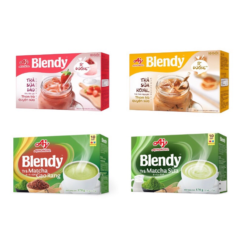 TRÀ SỮA HOÀ TAN BLENDY AJINOMOTO 170G