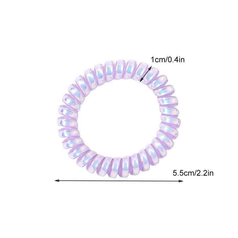 Set 3 Cột Tóc Lò Xo Ánh Kim/Kim Tuyến Lấp Lánh Đẹp Xịn Sò