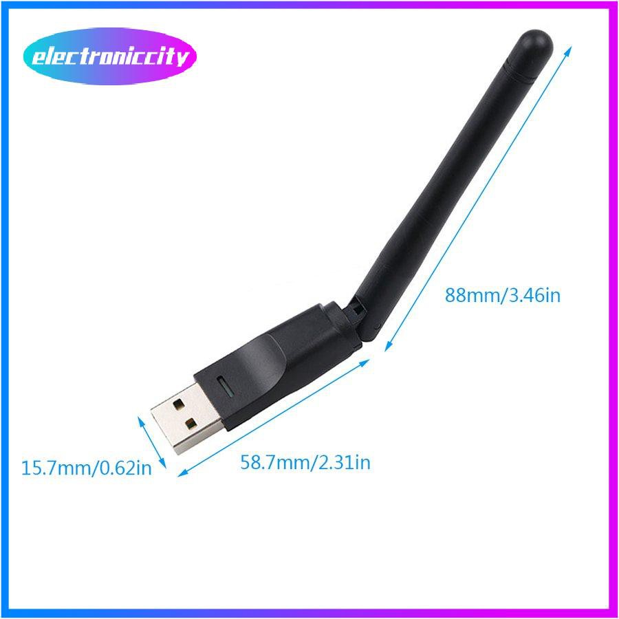 Ăng Ten Wifi Không Dây Cổng Usb 2.0 150mbps Lan 0605 7601