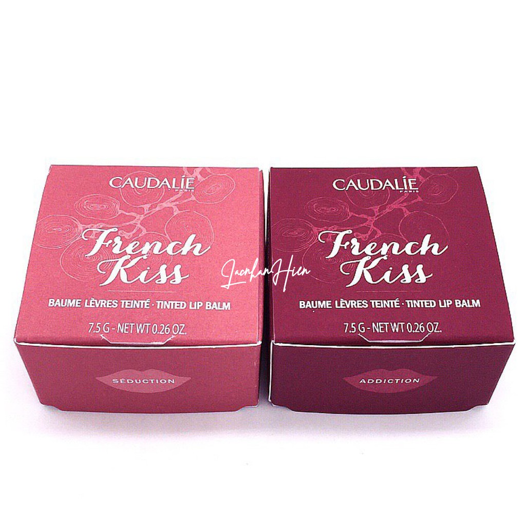 SON DƯỠNG CÓ MÀU CAUDALIE CHIẾT XUẤT THIÊN NHIÊN ❤ CAUDALIE FRENCH KISS TINTED LIP BALM (Bản fullbox có vỏ giấy)