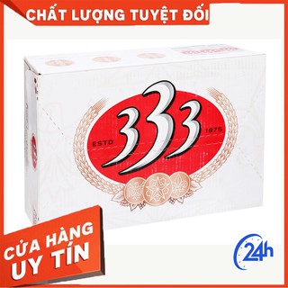Bia 333 thùng 24 lon x 330ml