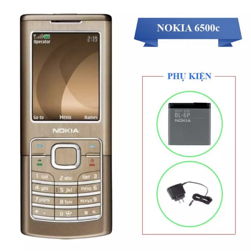 Điện Thoại Cổ nokia 6500c Chính Hãng Đầy Đủ Phụ Kiện | BigBuy360 - bigbuy360.vn