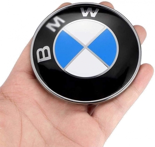 Set 2 logo 82mm + 74mm thay thế cho bmw e30 e36 e46 e34 e39 e60 e65 e38 x3 x5 x6 3 4 5 6 7 8