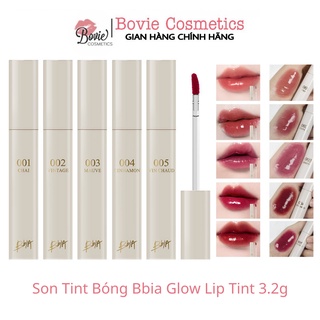 Sẵn Son Tint Bóng Bbia Glow Lip Tint 3.2g full màu 001 002 003 004 005