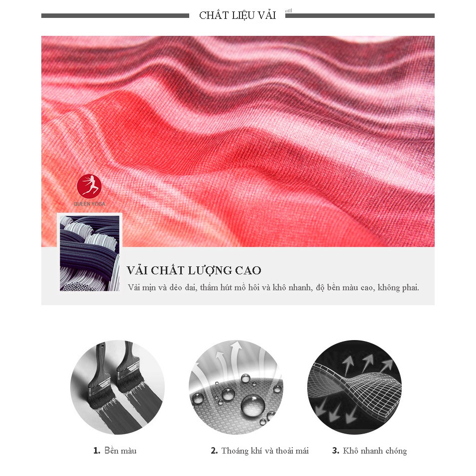 Quần Legging Nữ Lửng Tập Yoga In Họa Tiết Co Giãn 4 Chiều Thoải Mái  LGG0202