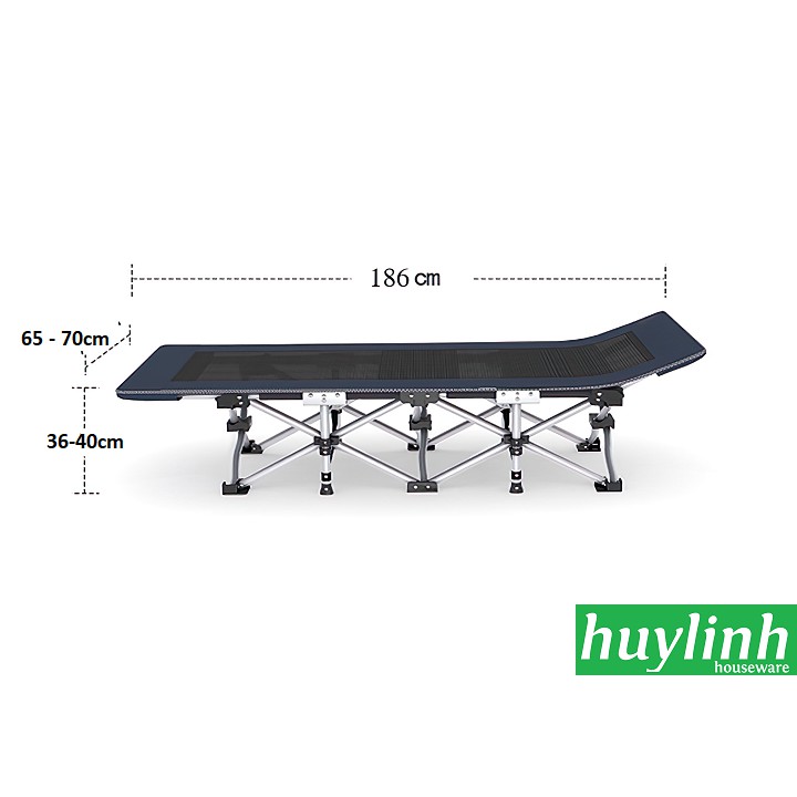 Giường xếp gấp văn phòng Nikita TT02 - Vải lưới (186x70cm) | BigBuy360 - bigbuy360.vn