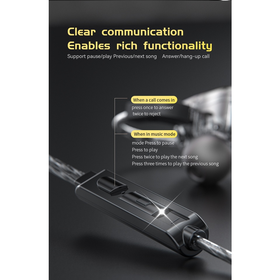 Tai Nghe Nhét Tai Thể Thao Qkz AK6 Ares 1DD HIFI Chống Ồn KZ EDX PRO DQ6S