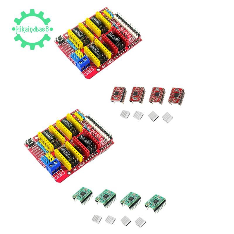 Bảng Mạch Mở Rộng V3 + Bộ Tản Nhiệt A4988 Cho Arduino Cnc | BigBuy360 - bigbuy360.vn