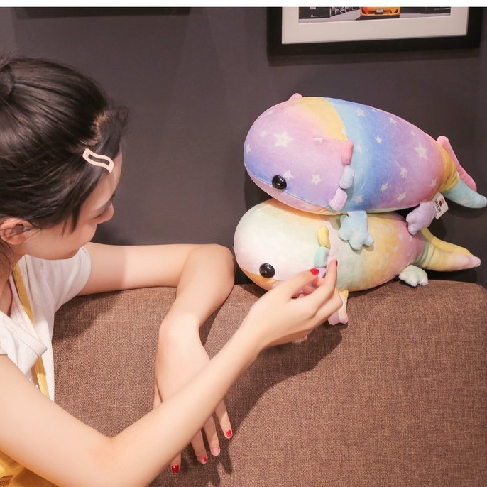 Đồ chơi nhồi bông AIXINI Axolotl hình kỳ nhông thích hợp làm quà tặng sinh nhật dành cho bé trai/ gái