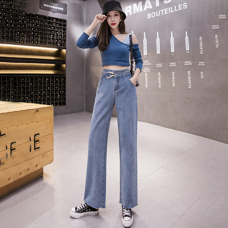 Quần Jeans Dài Ống Loe Thời Trang Dành Cho Nữ