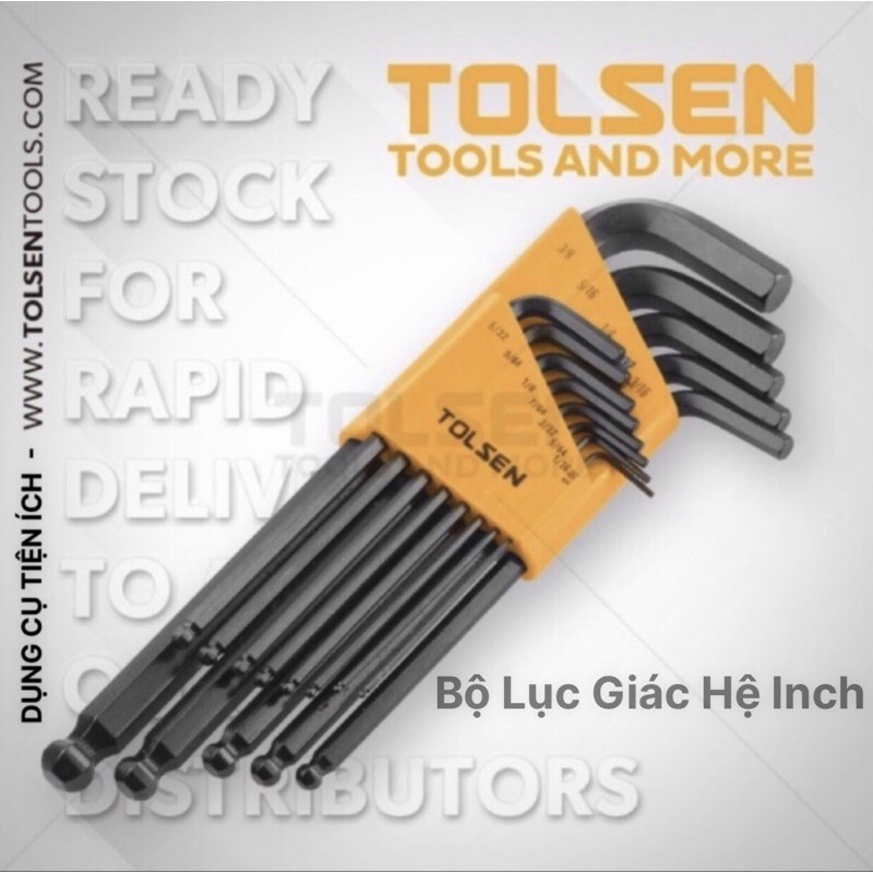 Bộ Lục Giác Bi Hệ Inch 13 cây TOLSEN