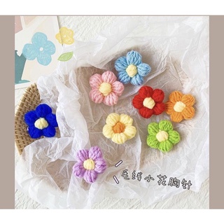 Hoa len handmade trang trí, cài áo